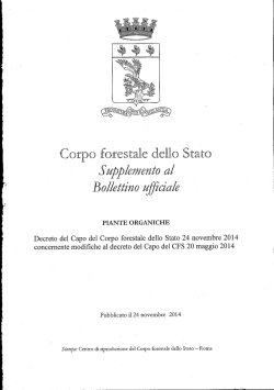 Leggi tutto - UGL Corpo Forestale