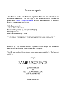 Fame usurpate - classicistranieri.com