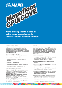 Mapefloor CPU/COVE Mapefloor CPU/COVE