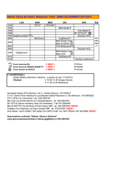 ANNO ACCADEMICO 2014-2015