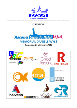 Classifica - Podismo Lombardo