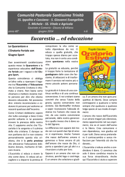 Giugno 2014 - Decanato di Besozzo