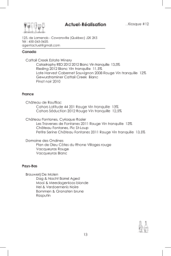 Actuel-R&eacute;alisation