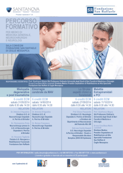 Locandina locandina - Fondazione San Raffaele