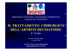 IL TRATTAMENTO CHIRURGICO IL TRATTAMENTO CHIRURGICO