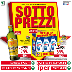 2,99&euro; 6,99&euro; - Centro acquisti Valle del corace