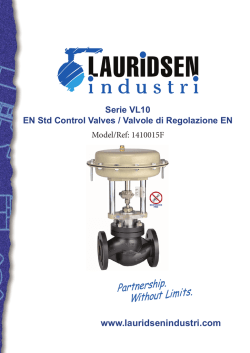 Serie VL10 EN Std Control Valves / Valvole di