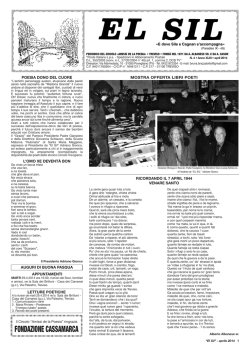 Mese di Aprile - Accademia Europea delle Arti