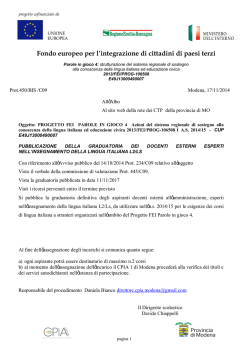 graduatoria definitiva