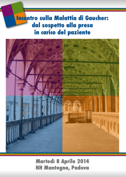 Incontro sulla Malattia di Gaucher: dal sospetto