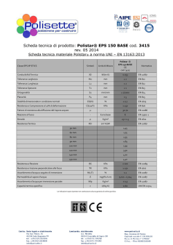 Polistar&reg; EPS 150 BASE cod. 3415 rev. 05 2014