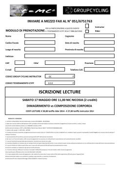 PRENOTAZIONE E=MC2 LECTURE