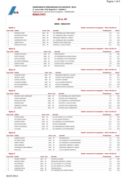 Risultati - Fidal Veneto