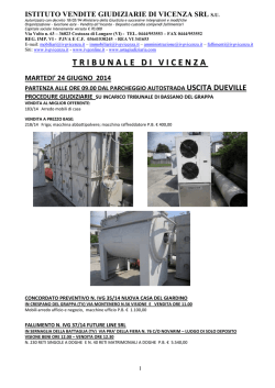 tribunaledivicenza - Istituto Vendite Giudiziarie di Vicenza