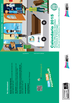 Calendario raccolta rifiuti Bazzano, Crespellano, Monteveglio