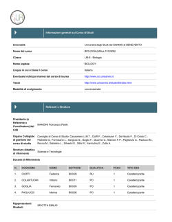 Sua Cds_Laurea Magistrale in Biologia_20142015