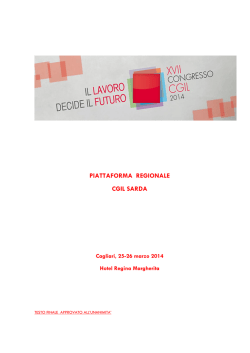 2014 Piattaforma CGIL sarda_ - FP CGIL