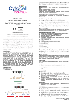 MLL/AFF1 Translocation, Dual Fusion Probe