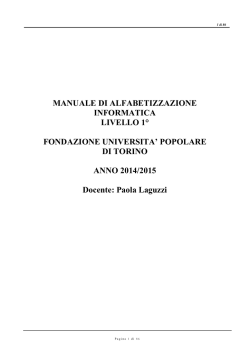 Dispensa 1 - Fondazione Universit&agrave; Popolare di Torino