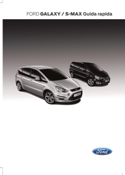 FORD GALAXY / S-MAX Guida rapida