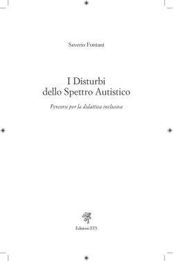 I Disturbi dello Spettro Autistico