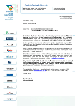 Comitato Regionale Piemonte - Federazione Italiana Pallacanestro