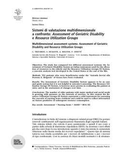 Sistemi di valutazione multidimensionale a confronto
