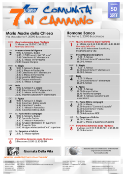 Scarica - Parrocchia Romano Banco