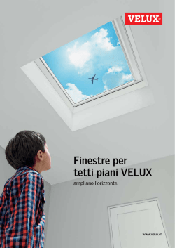 Finestre per tetti piani VELUX