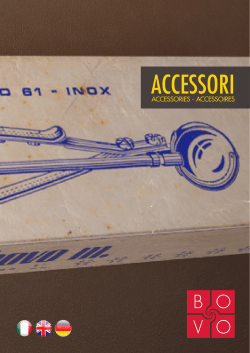 ACCESSORI - Bovo S.r.l.