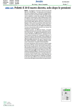 da pag. 7 03-FEB-2015 Dir. Resp.: Marco Tarquinio