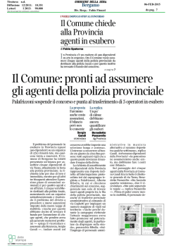 da pag. 7 06-FEB-2015 Dir. Resp.: Fabio Finazzi Tiratura: n.d.