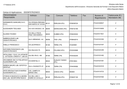 Campo di Applicazione: ODONTOTECNICO Denominazione