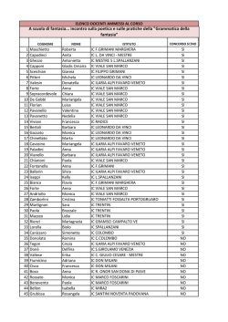 Corso Grammatica della Fantasia_DOCENTI AMMESSI