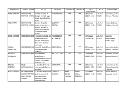 Commissioni tesi di laurea - Scuola di Scienze Politiche