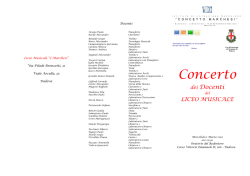 Programma Concerto Docenti 2015.pages