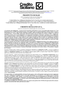 CS -Prospetto di Base -