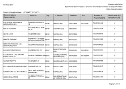 Regione Campania - Ministero della Salute