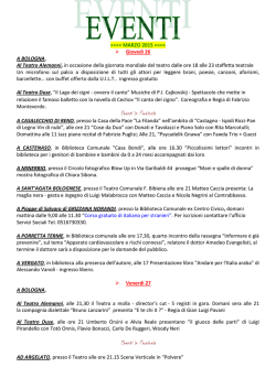 Eventi in Provincia Eventi in Provincia