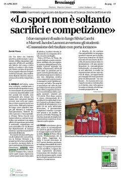 Articolo Bresciaoggi