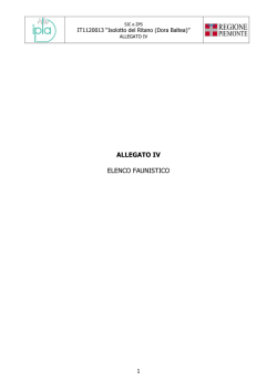 213_All IV - ELENCO FAUNISTICO - osservatorio del paesaggio dei