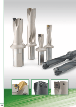 Punte ad inserti Wendeplattenbohrer