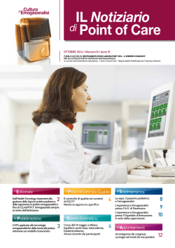 Il Notiziario di Point of Care_N 8