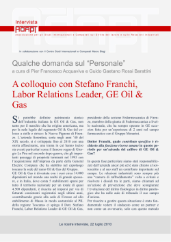 universita` e buone intenzioni