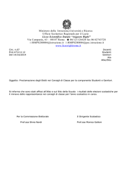 circolare_67_risultatielettorali - Liceo Scientifico Statale A. Righi