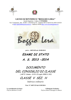 5H - Liceo scientifico Boggio Lera