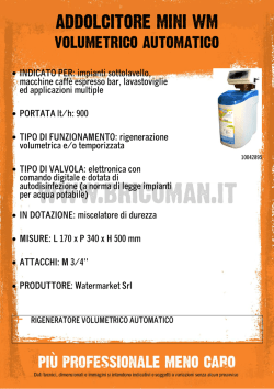ADDOLCITORE MINI WM