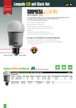 Lampade ECOLed - Agenzia CROCE snc