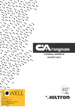 Listino (pubblico) HILTRON, vers. AGOSTO 2014