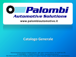 Diapositiva 1 - Palombi Automotive